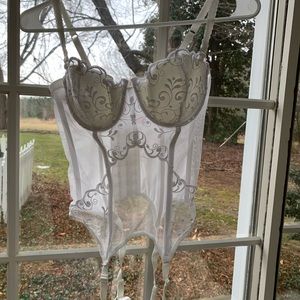 Victoria’s Secret beautiful sheer bustier/corset!